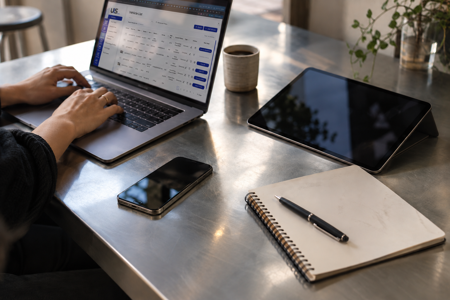 UISCloud on mobile, tablet and laptop